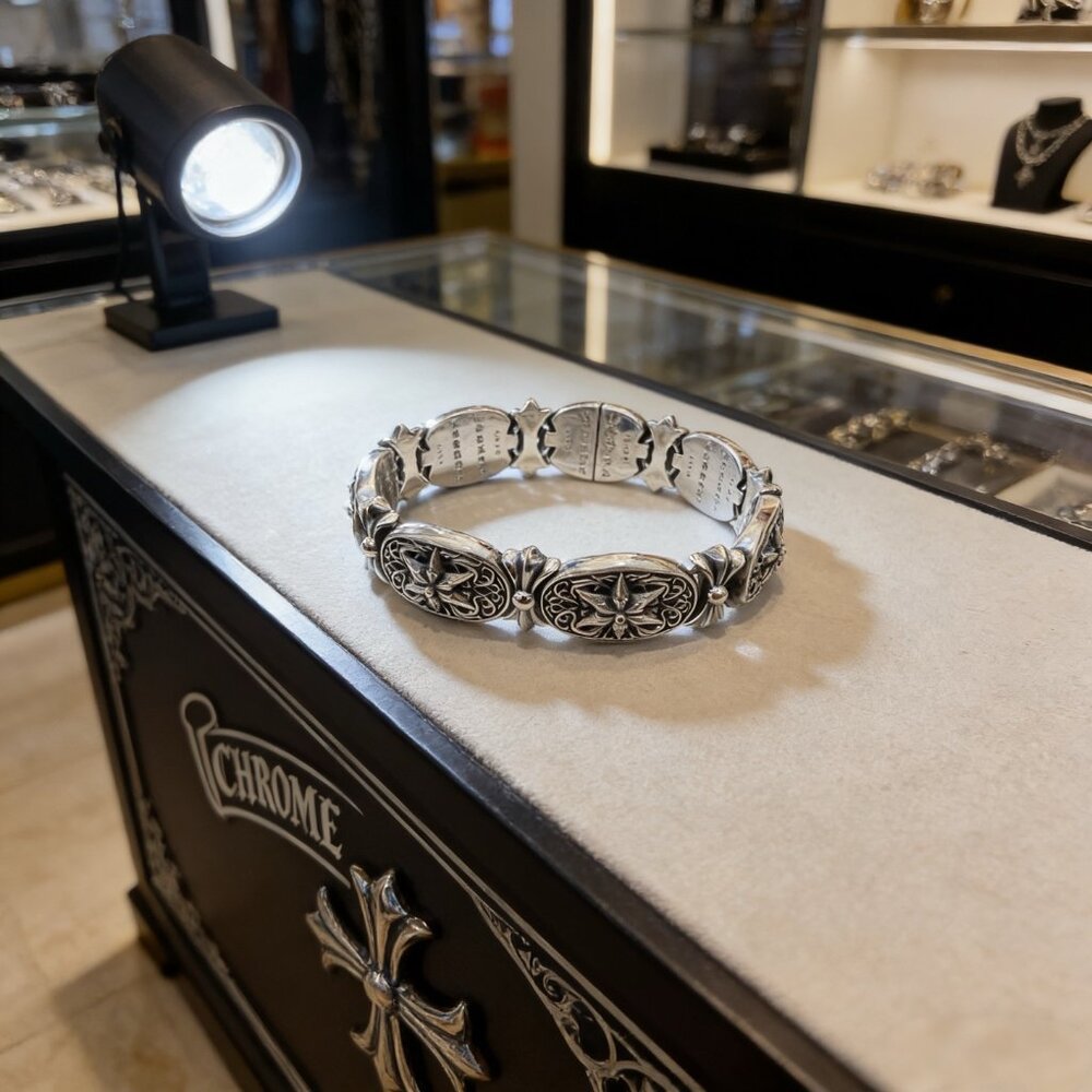 Chrome Hearts Classic Retro Six-Star Bracelet - Picture 5 of 10